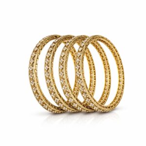 Golden bangle (Pack of 4)