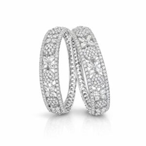 Silver bangles (Pack of 2)